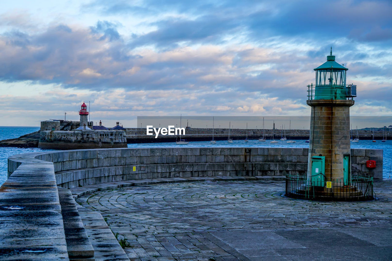 Lighthouse at seaside