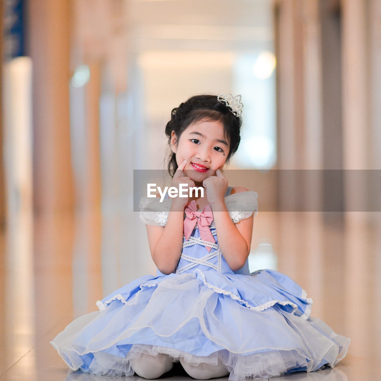 EyeEm Selects One Girl Only Child Children Only Girls One Person Childhood Looking At Camera Sitting Portrait People Indoors  Front View Human Body Part Ballet Dancer Ballet Arts Culture And Entertainment Beauty Tiara Day Close-up