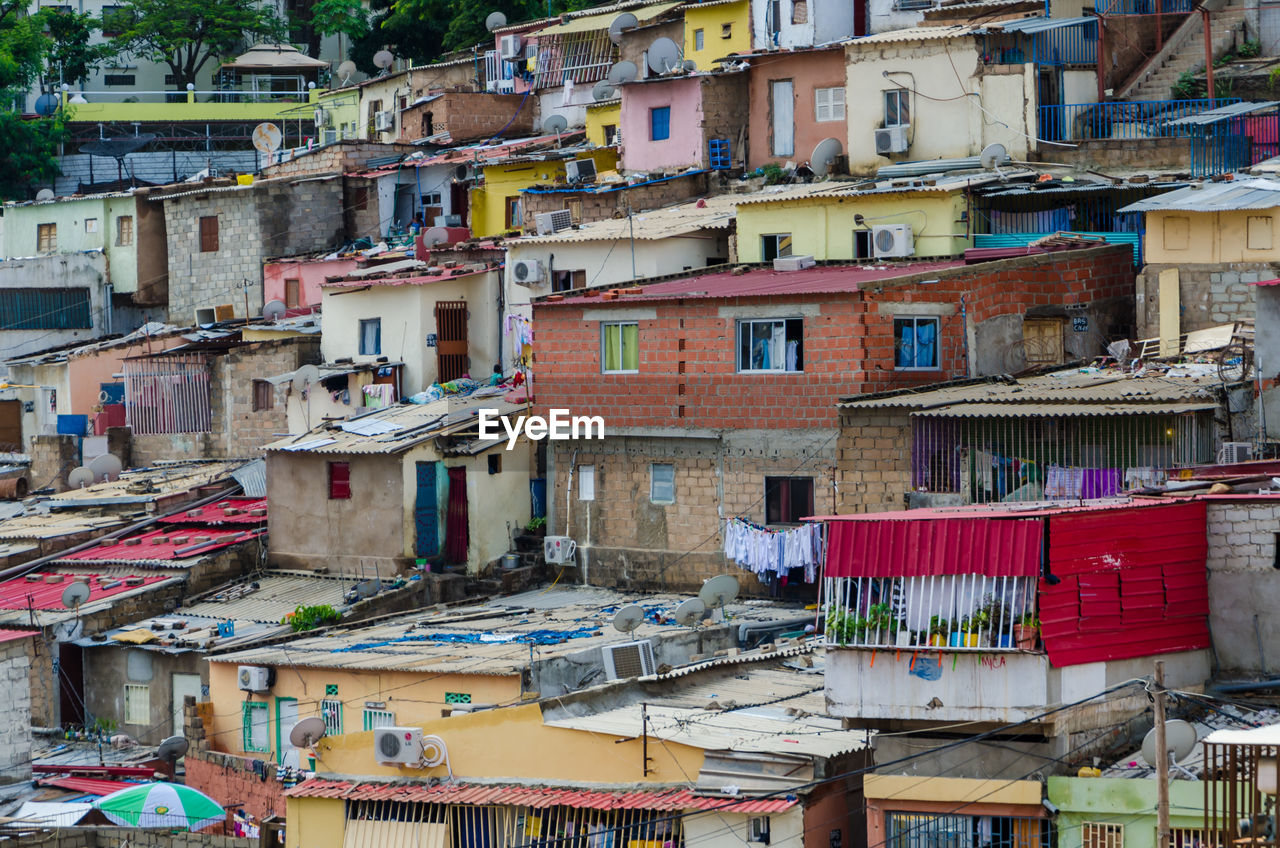 Residential buildings in city