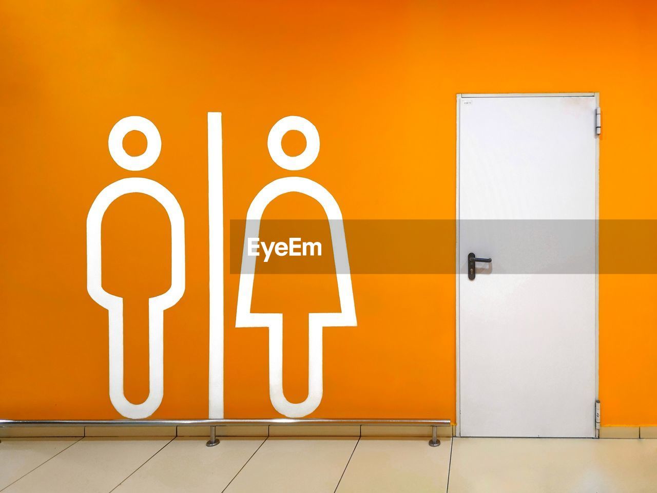 Information sign on wall