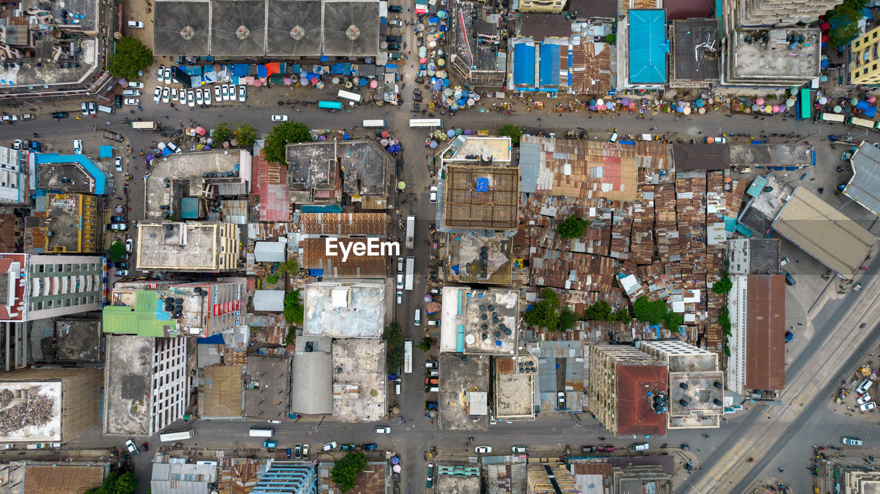 Aerial view of dar es salaam, tanzania