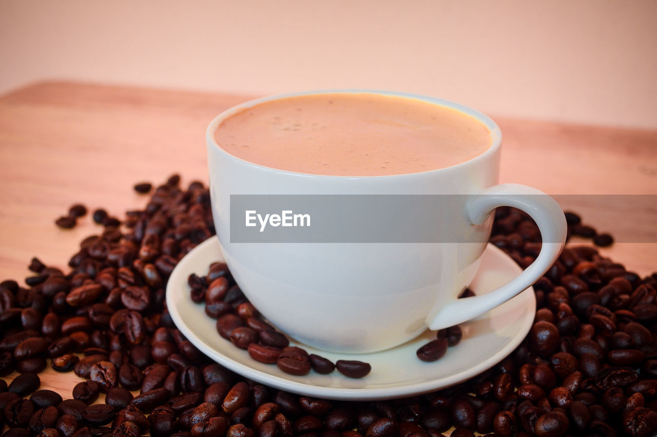 CLOSE-UP OF COFFEE CUP WITH TEA