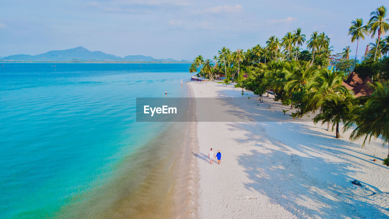 scenic view of beach