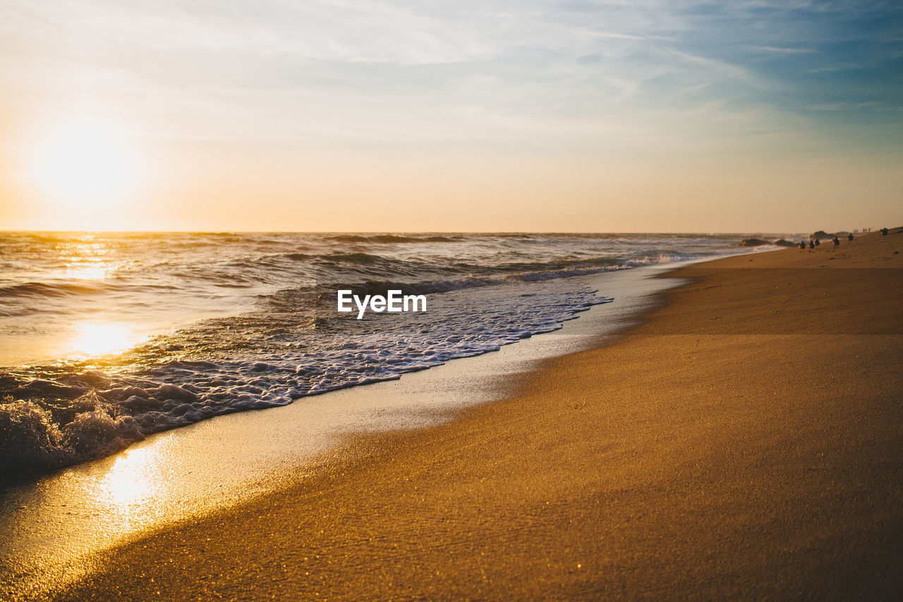 Beach at sunset