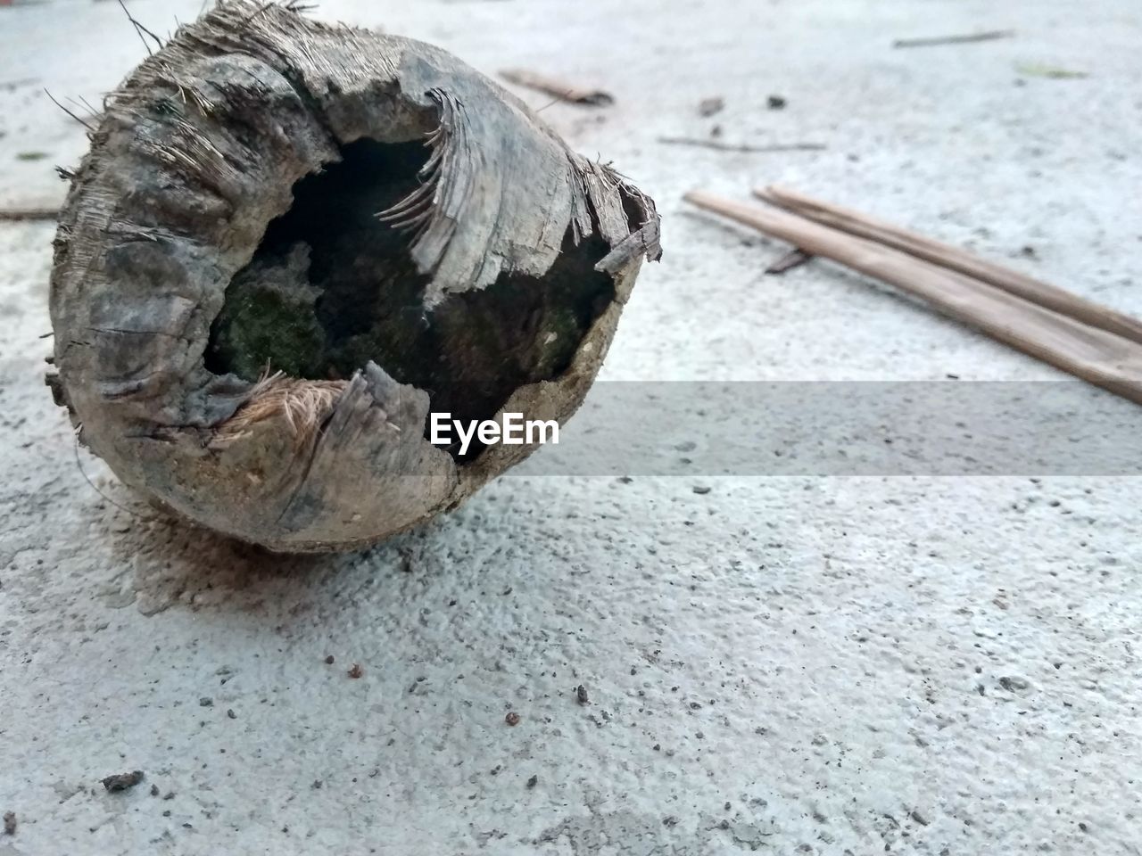 HIGH ANGLE VIEW OF A ROCK