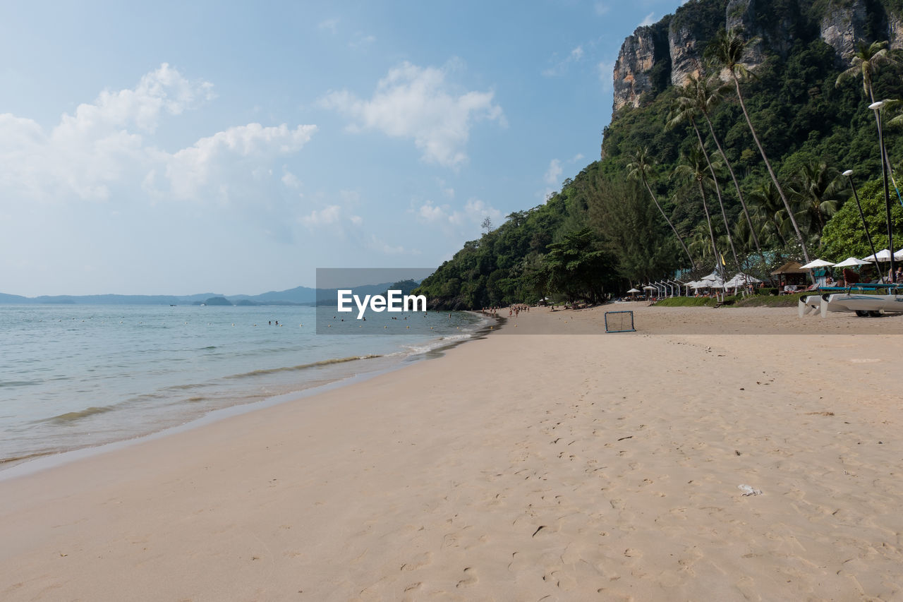 Empty tropical beach 