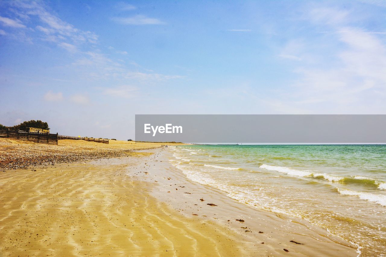 VIEW OF BEACH AGAINST SKY