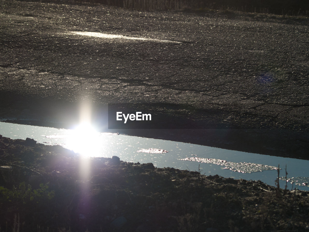 SCENIC VIEW OF SUN IN WATER