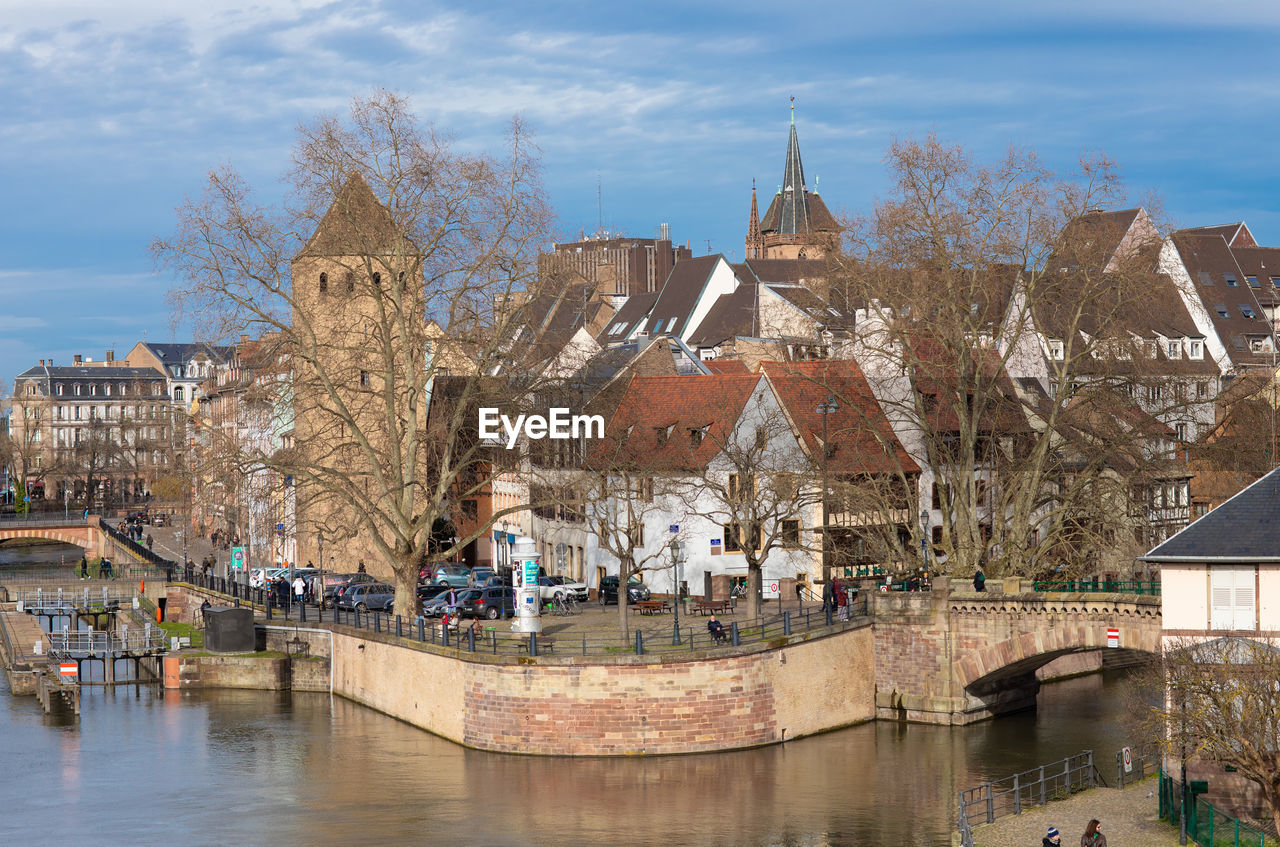 View of buildings at waterfront