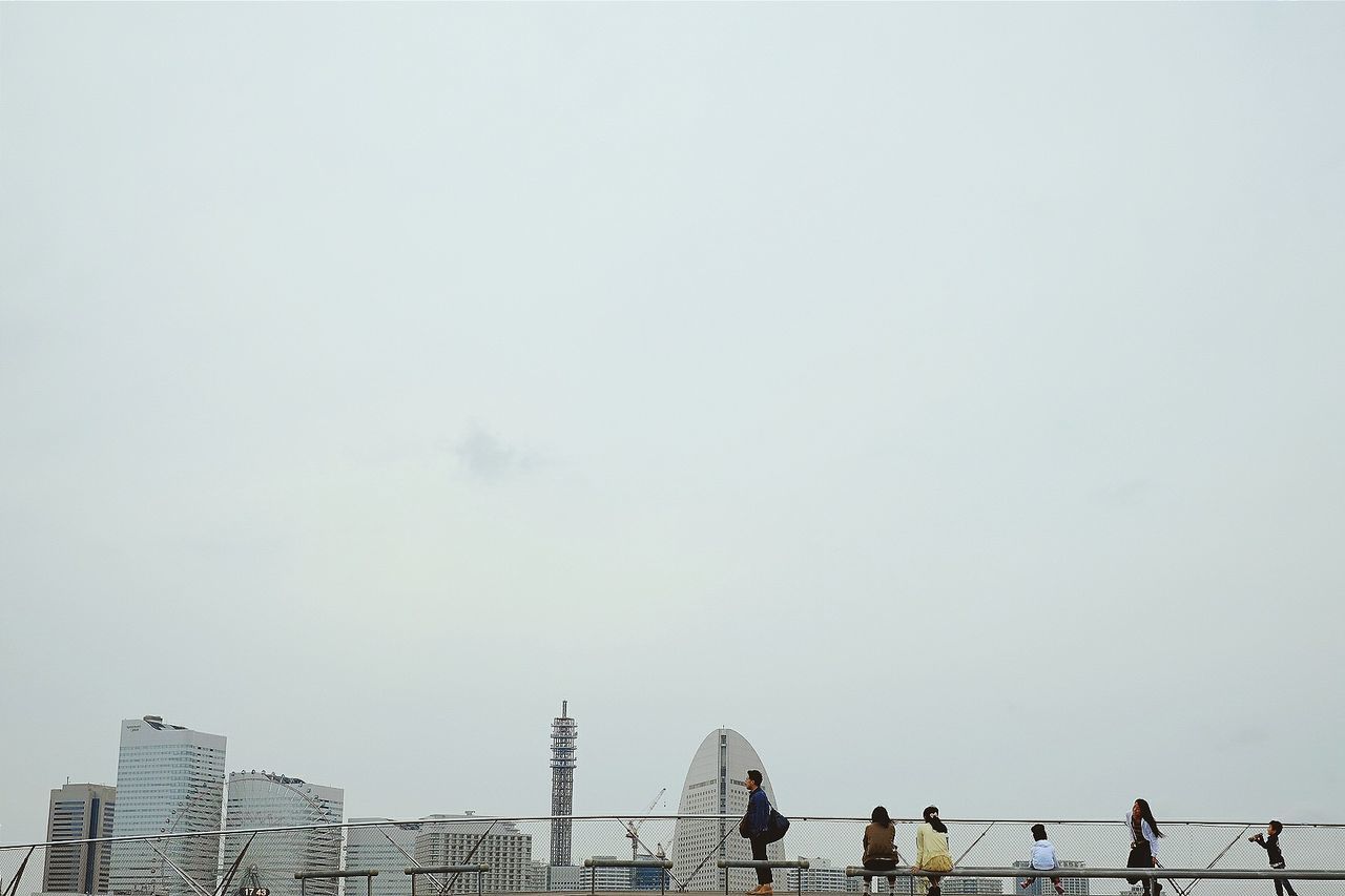 LOW ANGLE VIEW OF CRANE AGAINST SKY