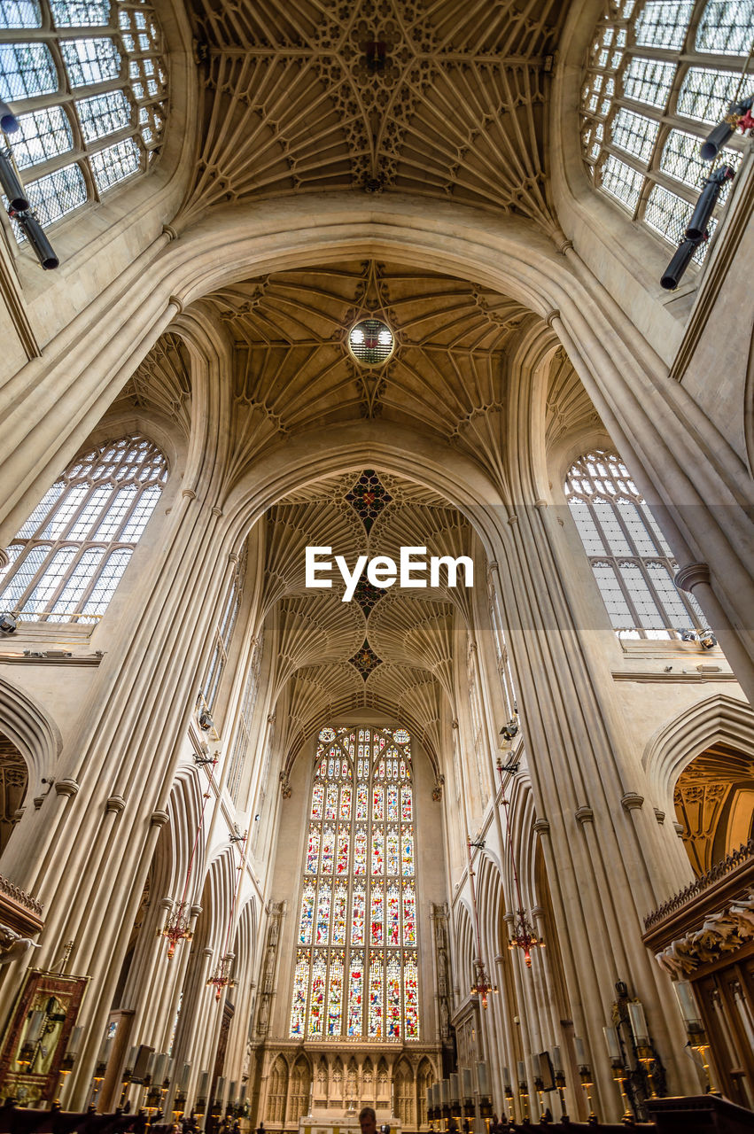 Interior of bath abbey