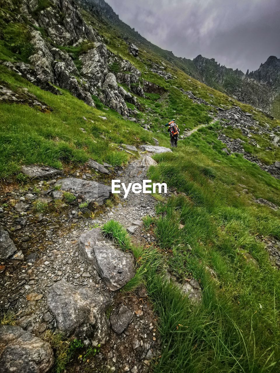 Scenic view of land against sky