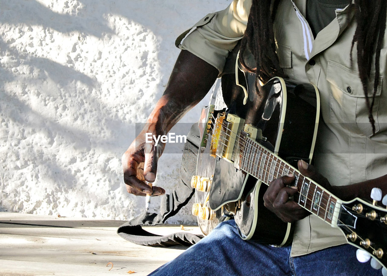 Man playing guitar