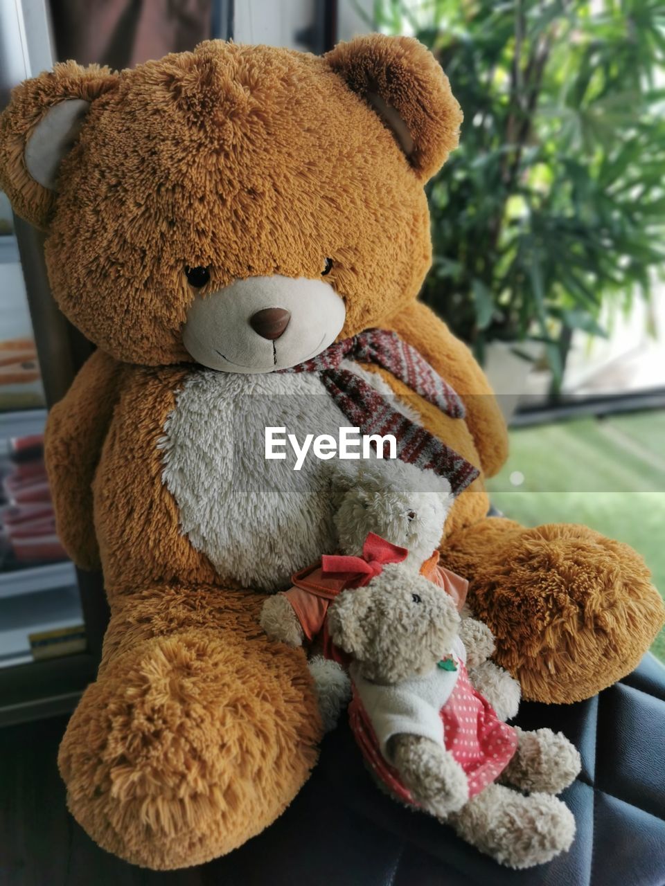 CLOSE-UP OF STUFFED TOY WITH TOYS