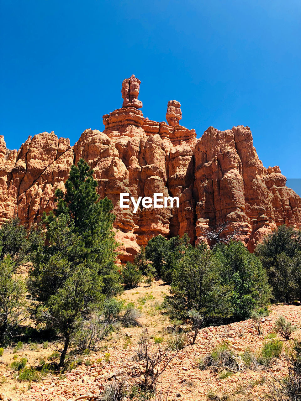 ROCK FORMATIONS AGAINST SKY