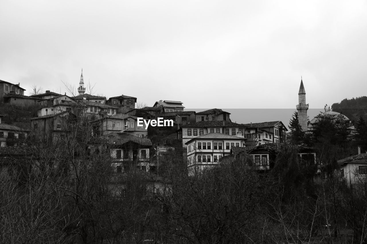 BUILDINGS AGAINST SKY