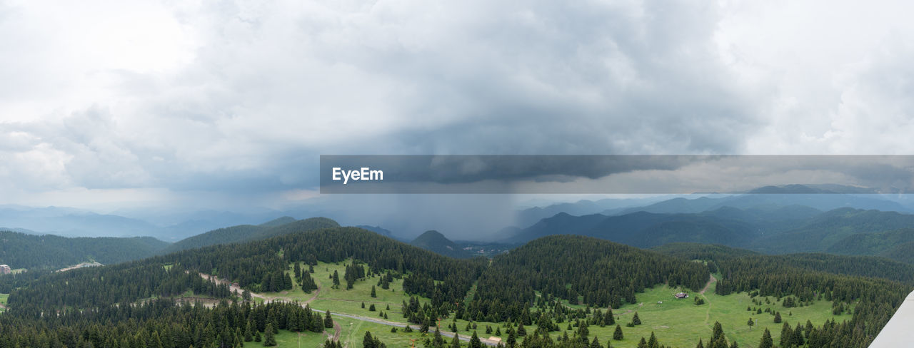 Panoramic view of landscape against sky