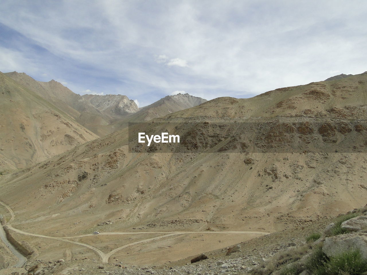 SCENIC VIEW OF DESERT LANDSCAPE AGAINST SKY