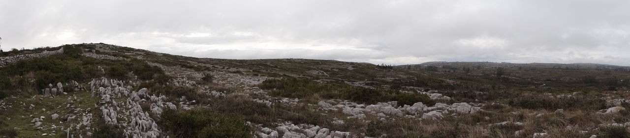 PANORAMIC VIEW OF LANDSCAPE AND MOUNTAINS AGAINST SKY