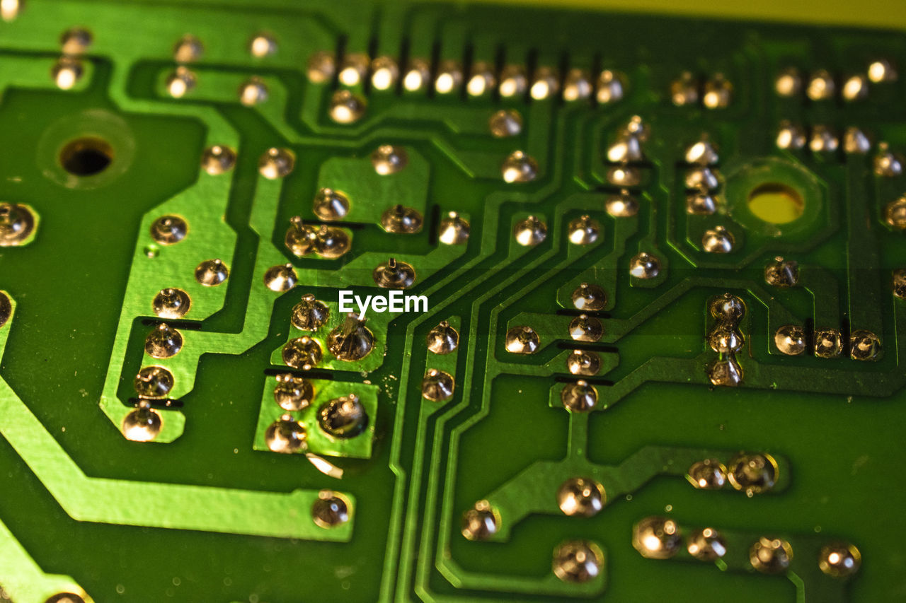 Close-up of circuit board