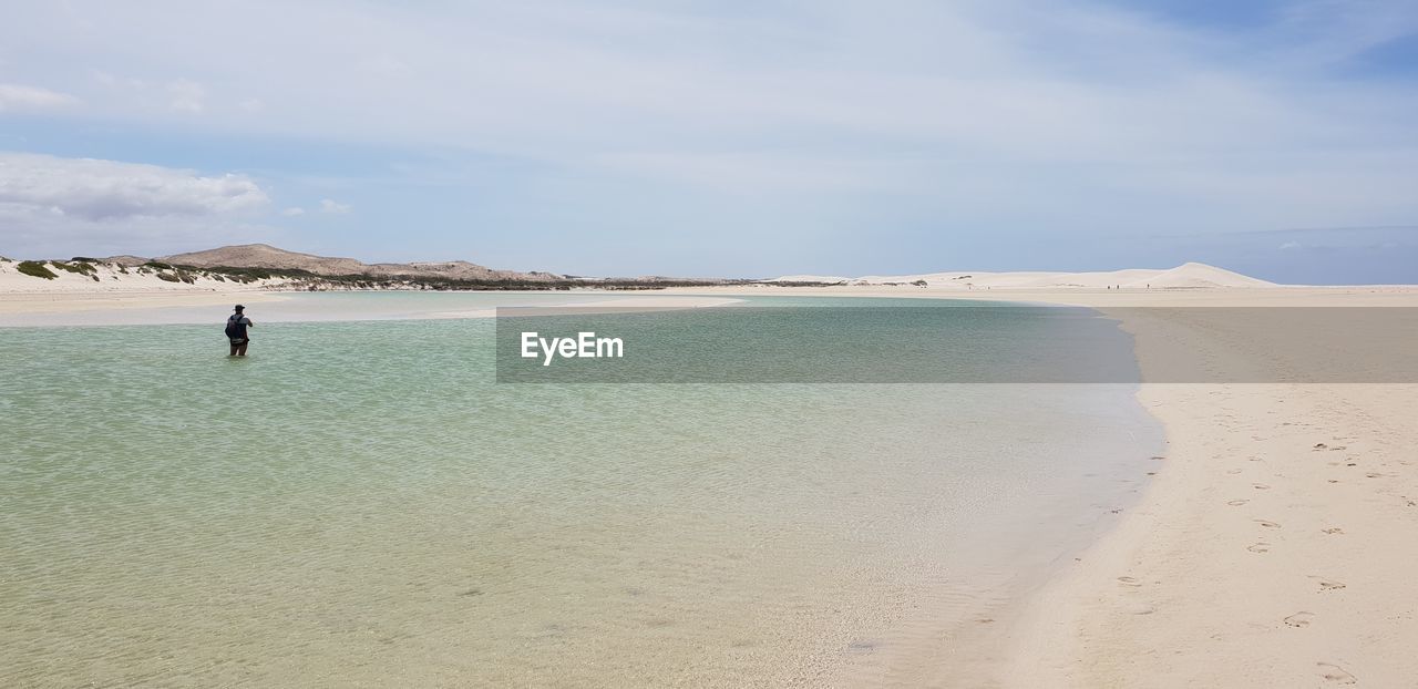 VIEW OF BEACH AGAINST SKY