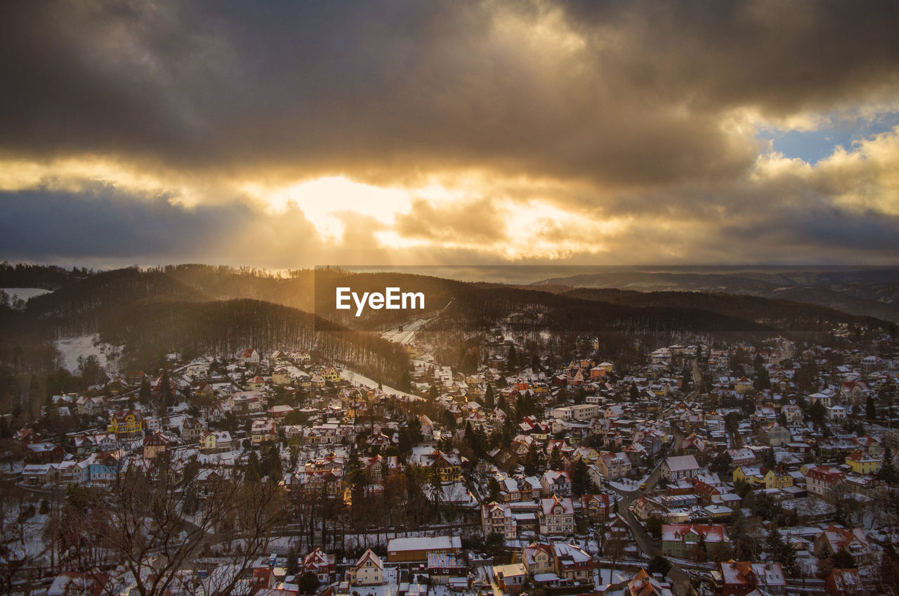 View from wernigerode castle