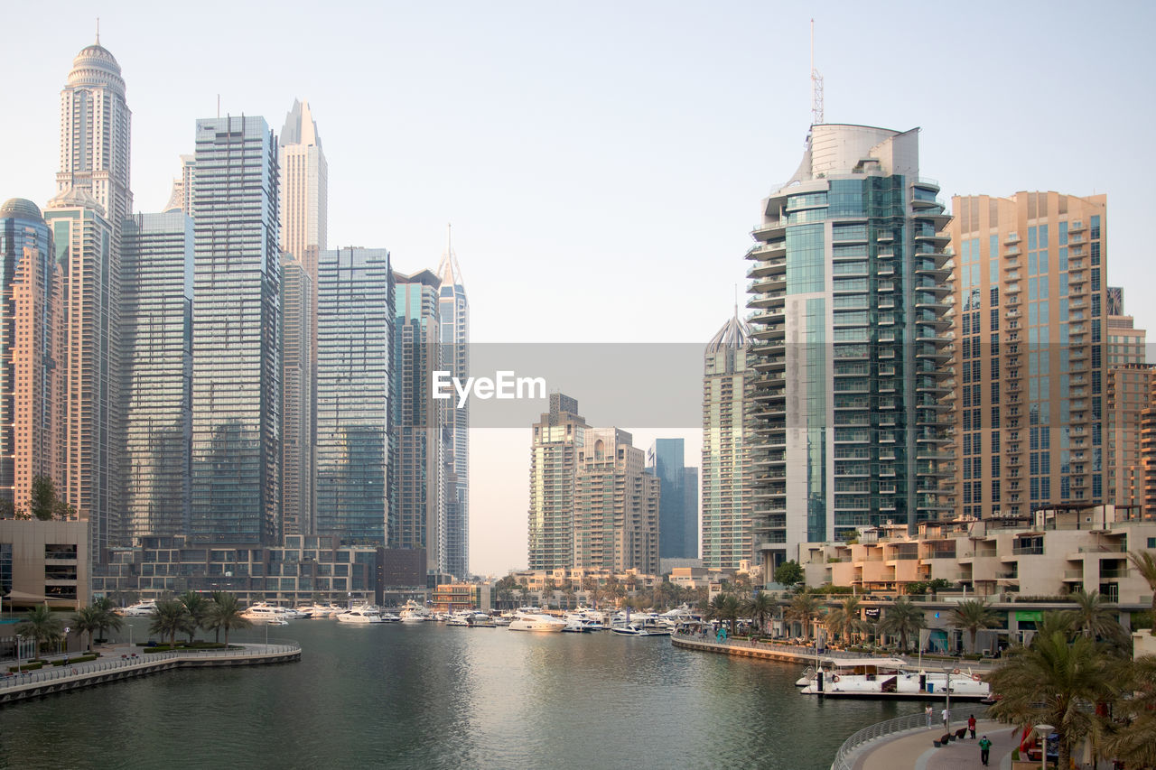 Modern buildings in city against sky.dubai marina