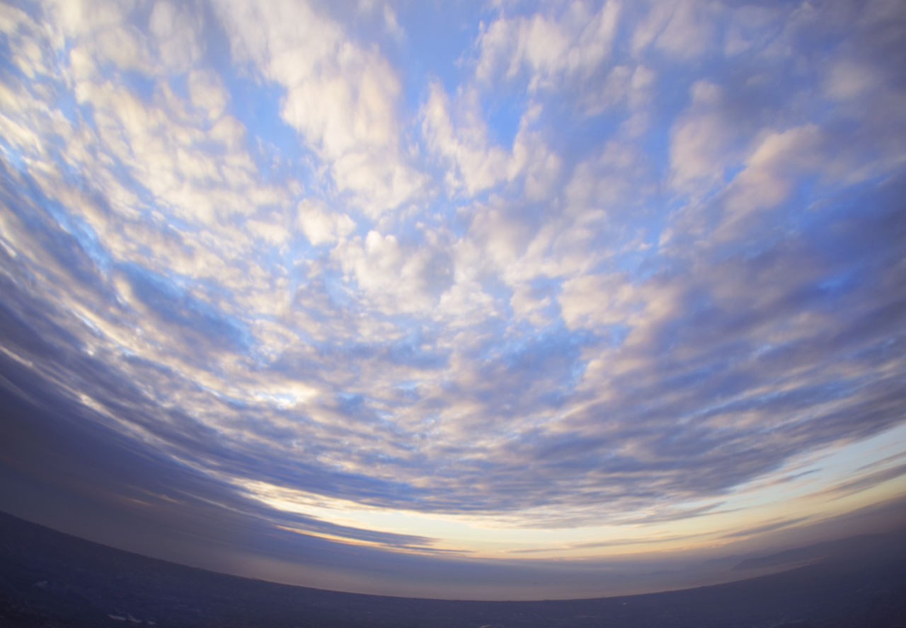 SCENIC VIEW OF CLOUDY SKY DURING SUNSET