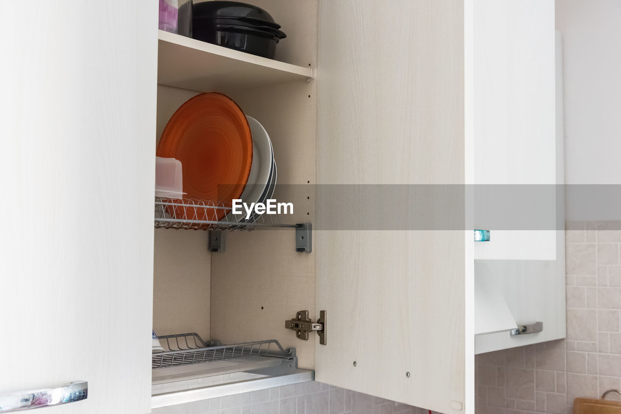 View of shelf in kitchen