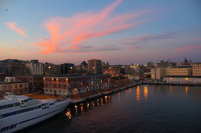 CITYSCAPE AT SUNSET