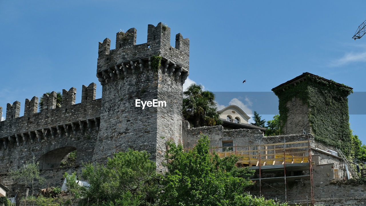 Castelgrande in bellinzona, canton ticino, switzerland.