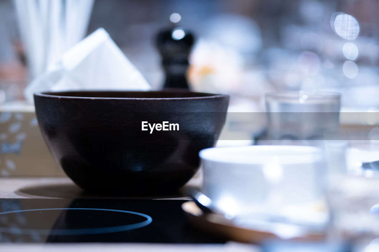 CLOSE-UP OF COFFEE SERVED ON TABLE