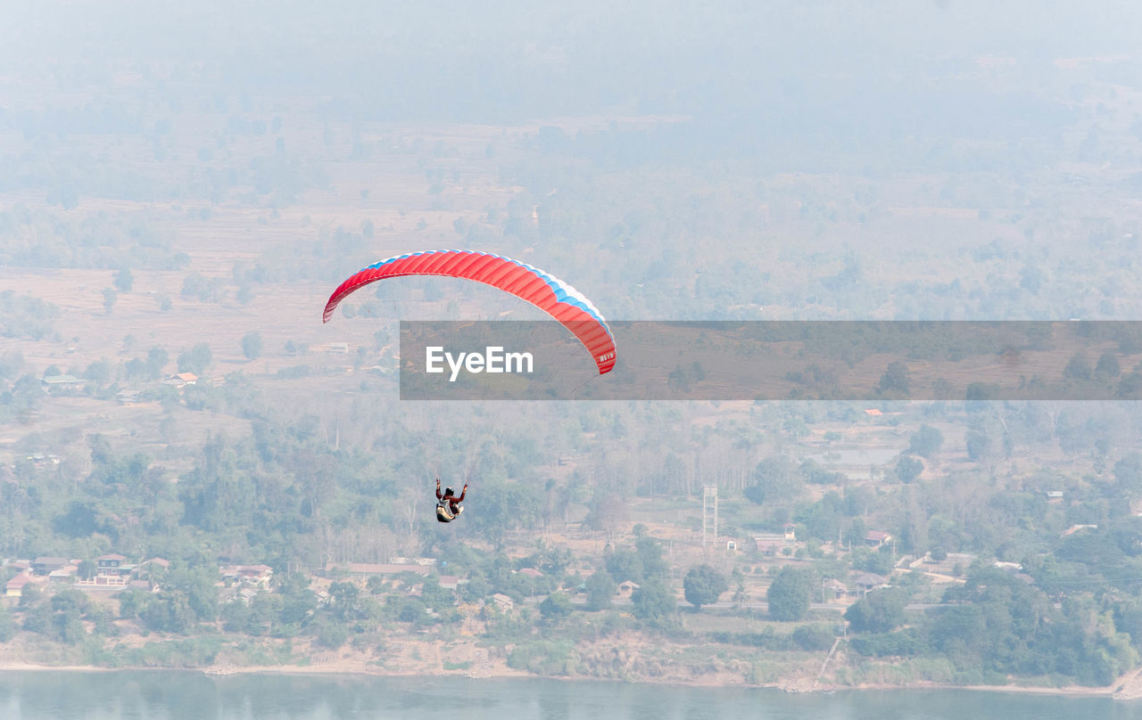 PERSON PARAGLIDING