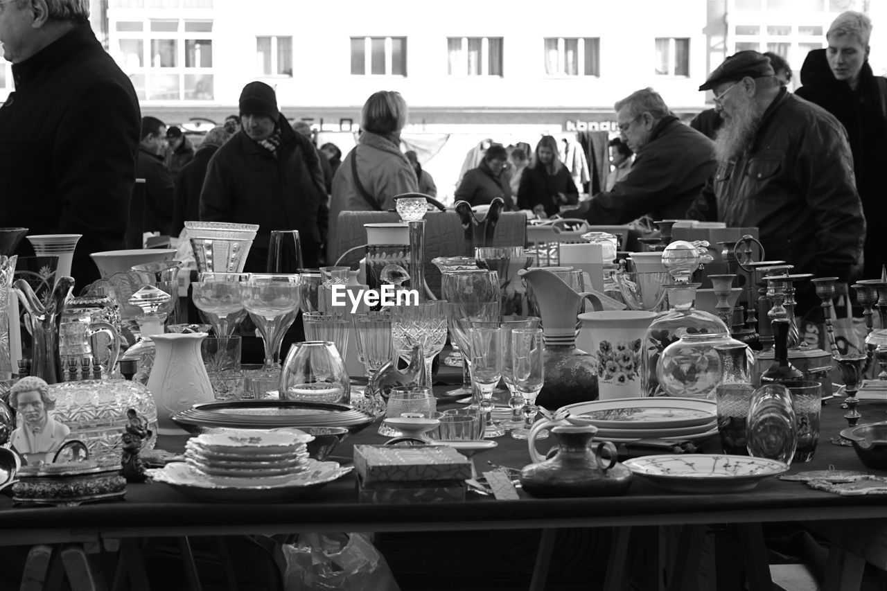 CLOSE-UP OF MAN ON TABLE