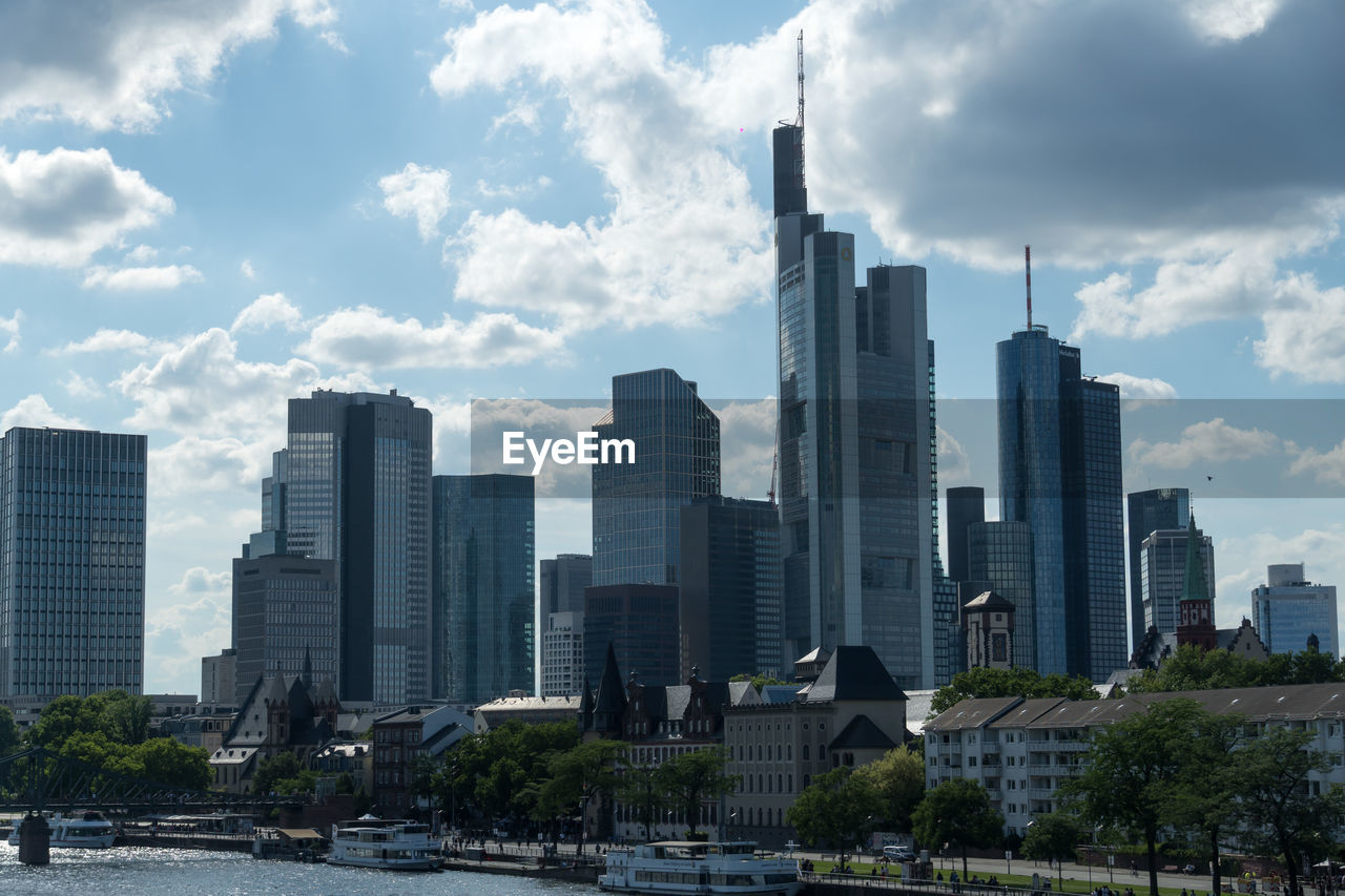 Cityscape of frankfurt am main, germany