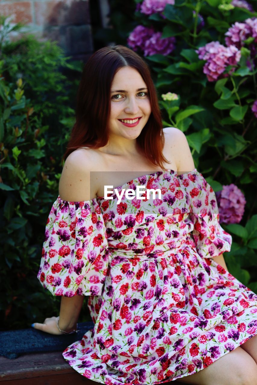 Portrait of a smiling young woman