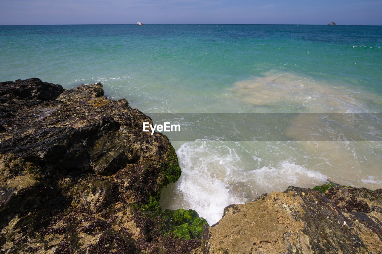 SCENIC VIEW OF SEA WAVES