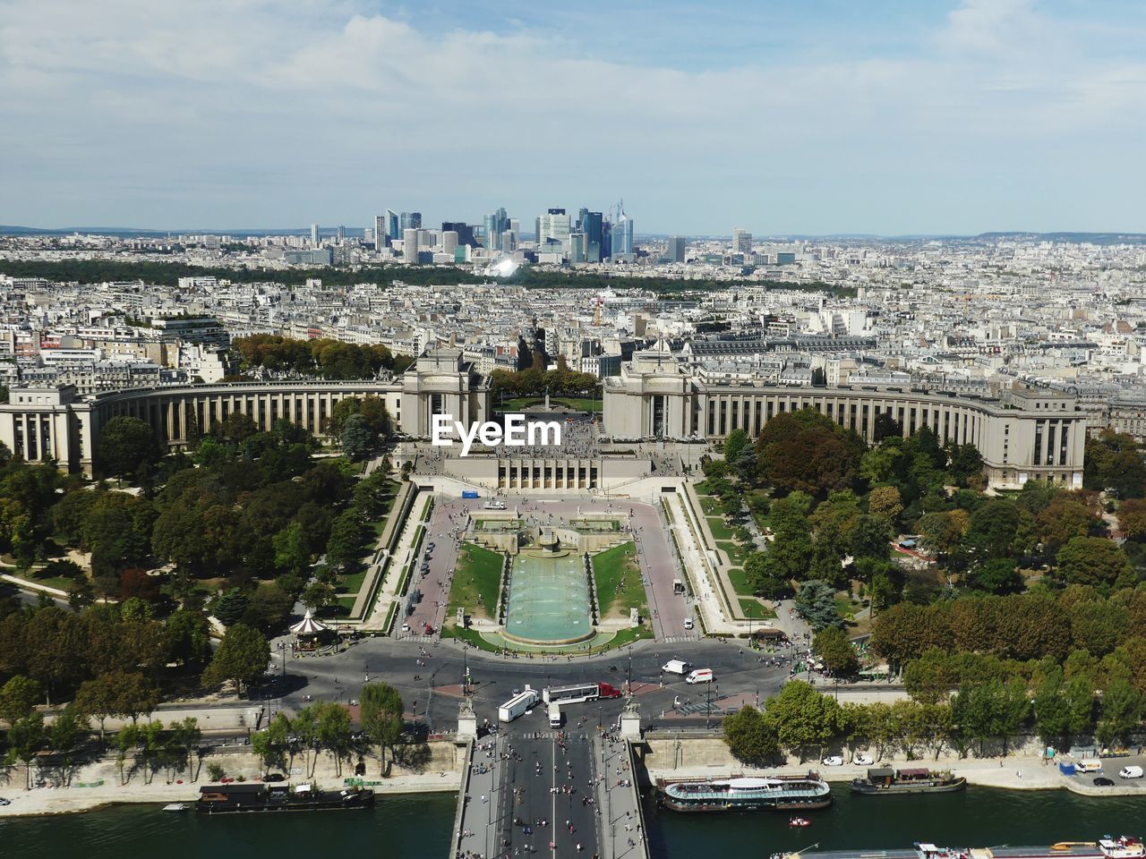 HIGH ANGLE VIEW OF BUILDINGS AND CITY AGAINST SKY