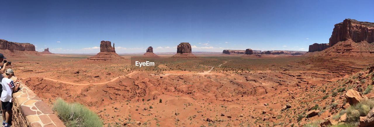 PANORAMIC VIEW OF ROCK FORMATION