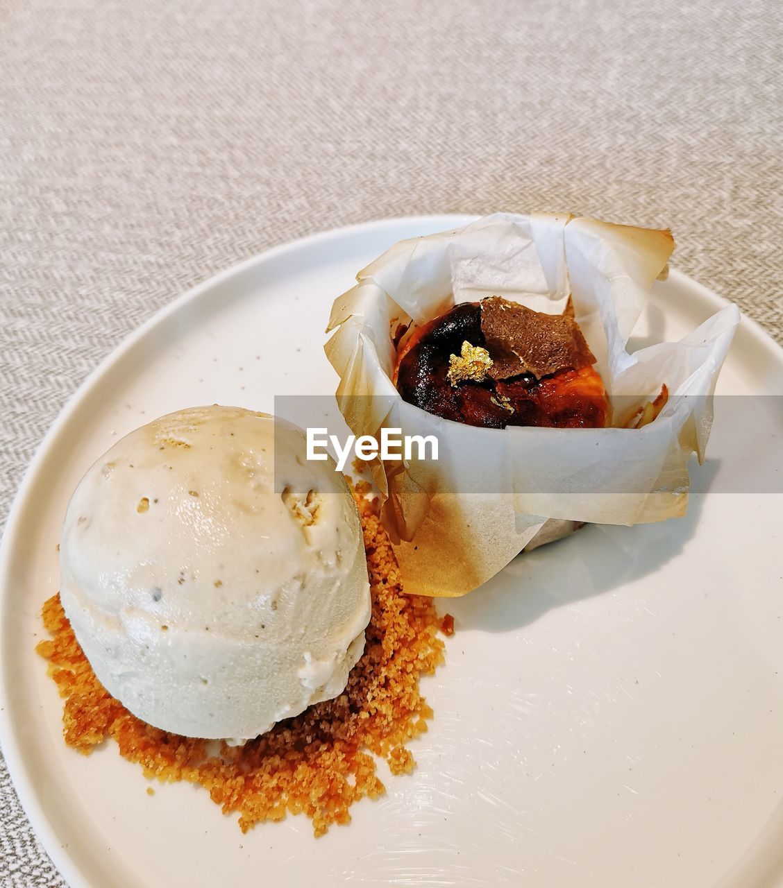 Close-up of a healthy dessert on table