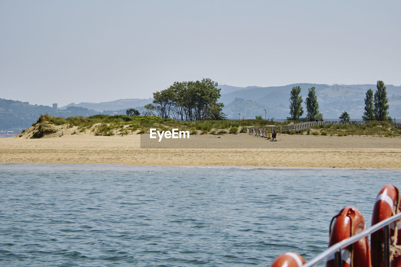 View from ship to santoña