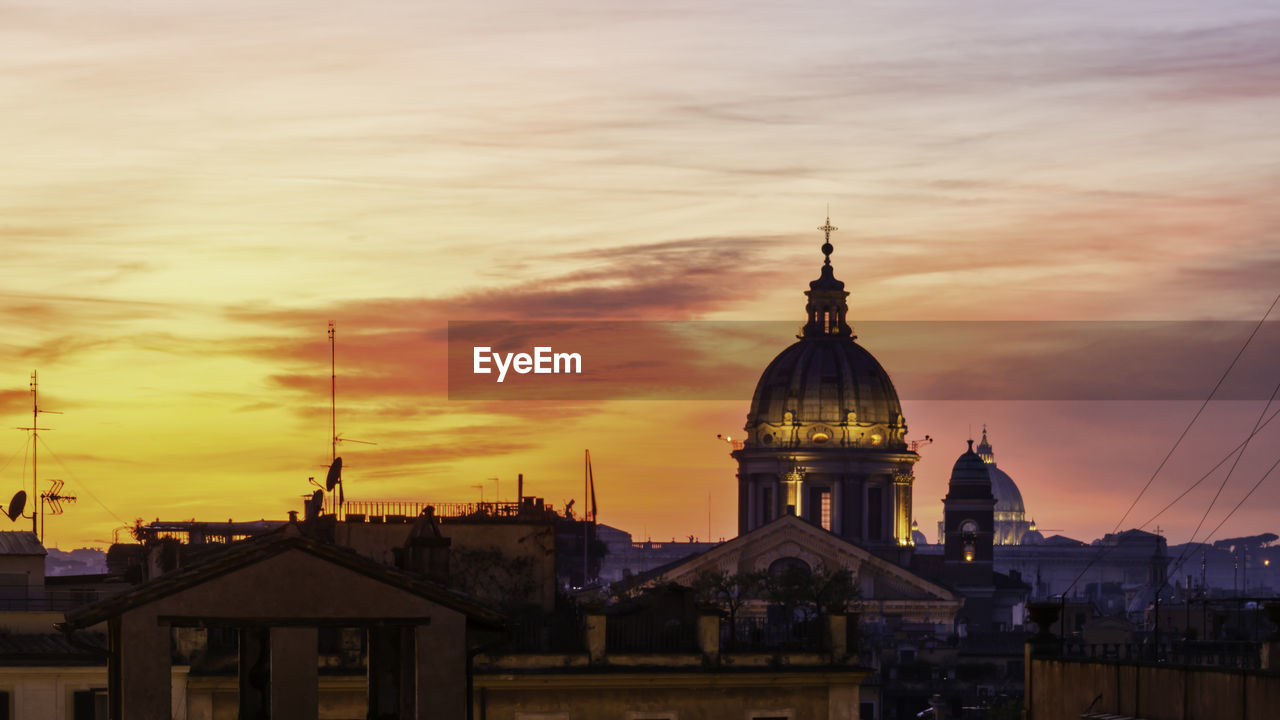 Views of st. peter's basilica in rome, italy