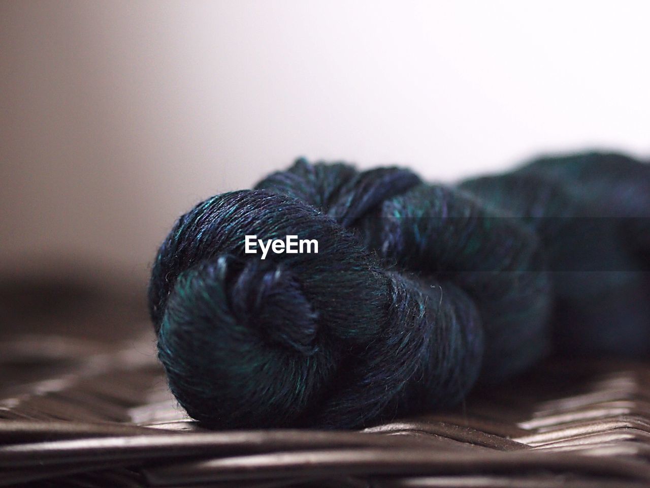 Close-up of a yarn skein