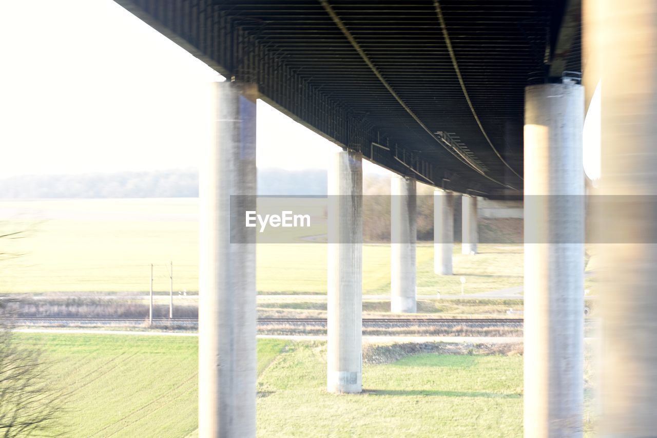 VIEW OF COLUMNS IN PARK