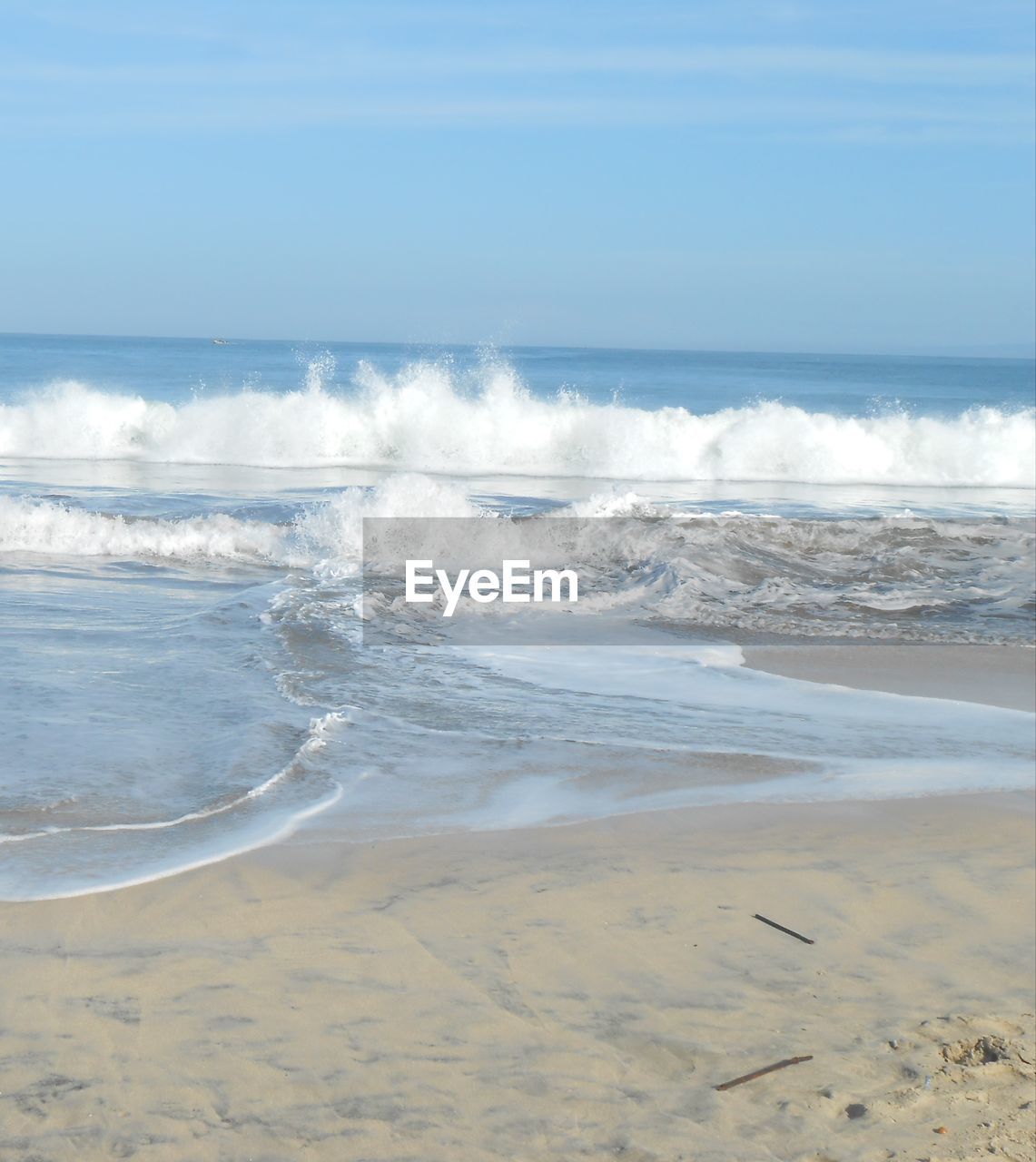 Scenic view of sea against sky at santolo beach garut west java, indonesia