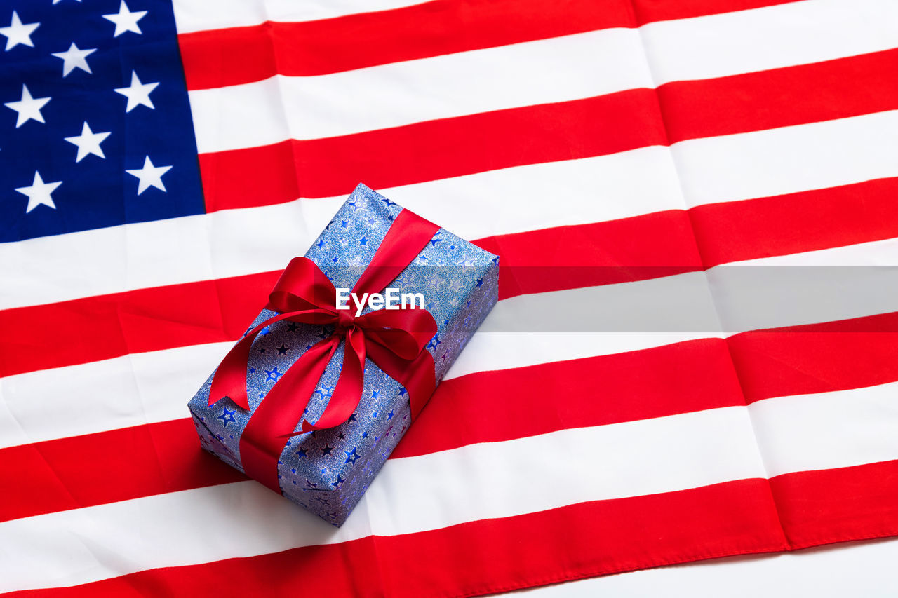 Full frame shot of american flag