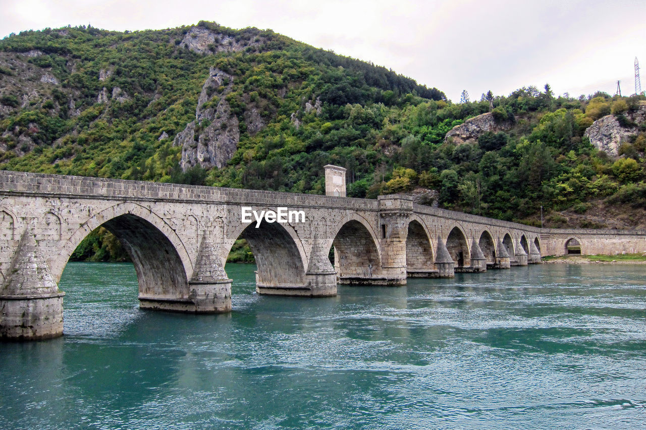 Mehmed pasa sokolovic bridge. literary and historical cultural landmark of the balkan peninsula.