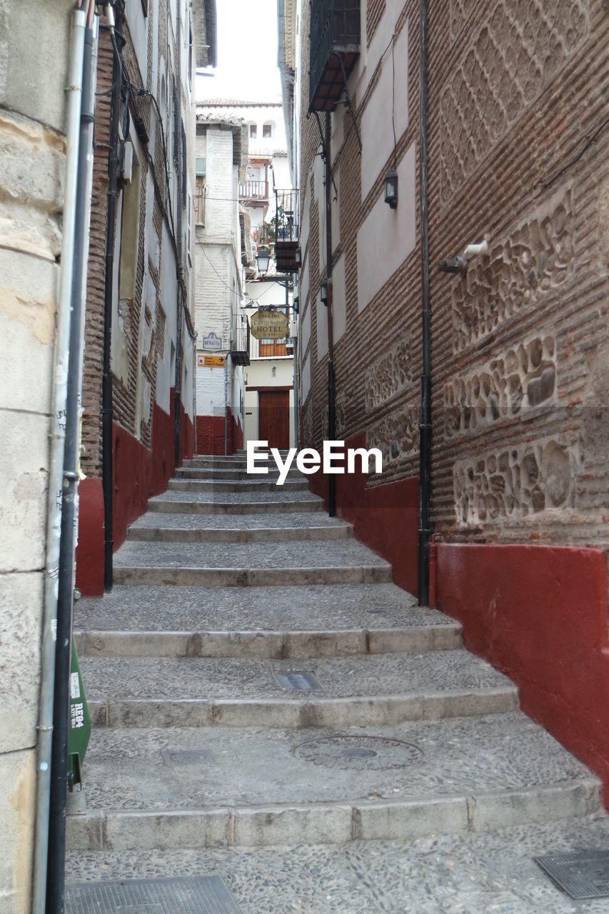 STAIRCASE LEADING TO CITY