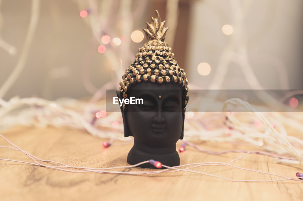 Close-up of buddha statue