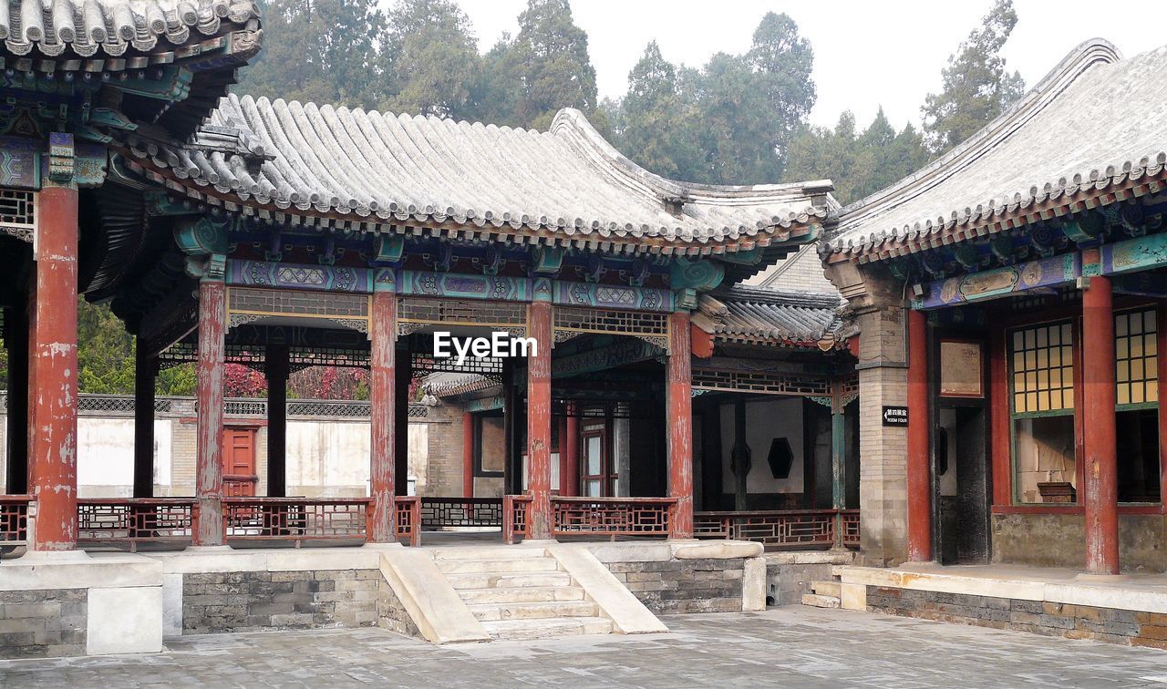 Exterior of pavilion in the summer palace, beijing